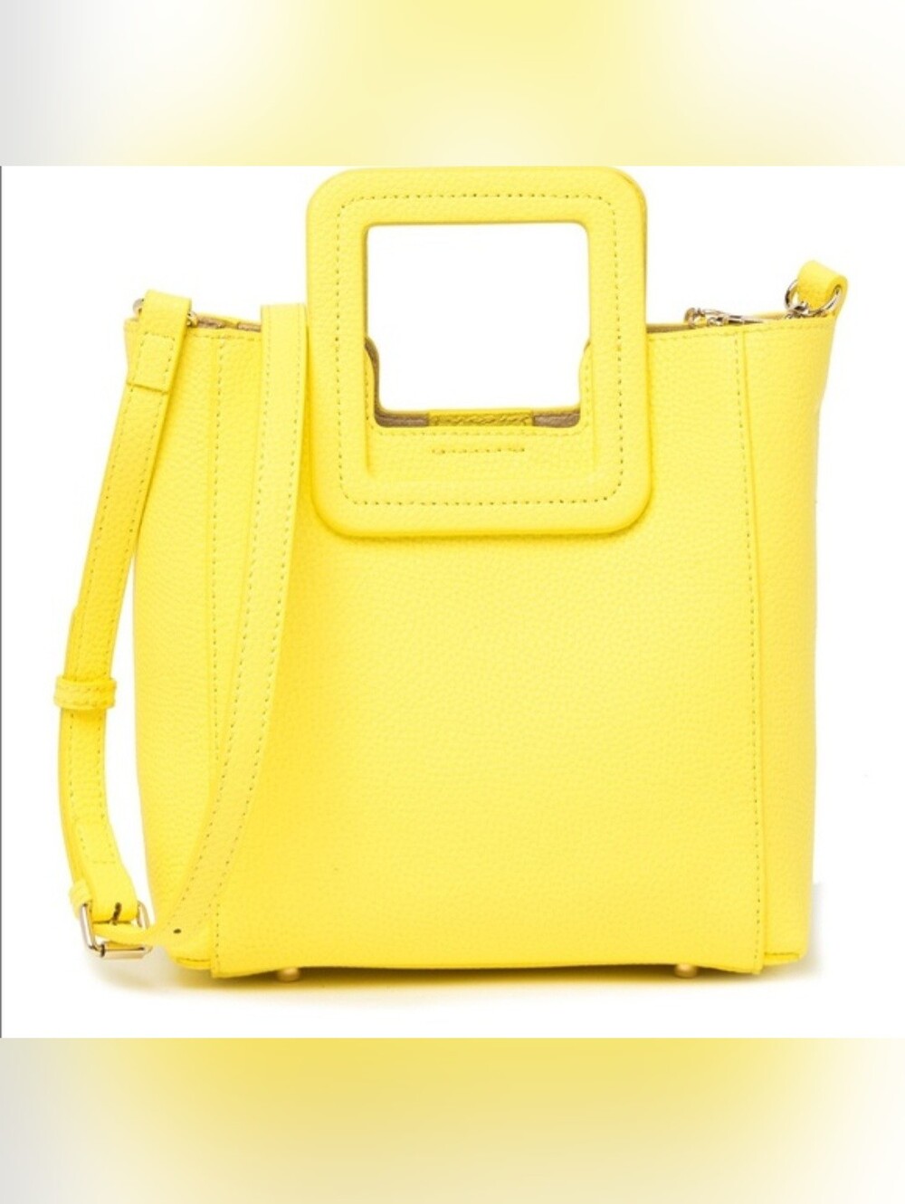 TMRW STUDIO Antonio leather crossbody bag Yellow